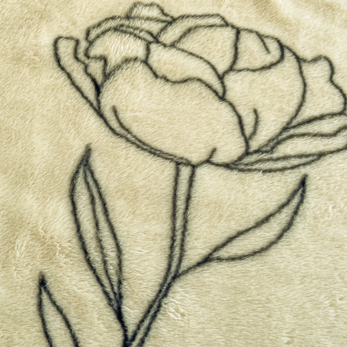 91家纺网 家纺一手货源 找家纺 慕尚家纺 2025新款宽包边高克重兔兔绒牛奶绒加厚保暖法式系列四件套 兔毛-玫瑰-清新绿