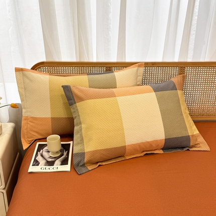 丝芙妮家居（原乐视家纺） 2024新款全棉磨毛多规格AB版单品套件系列（第二波）--单枕套 西漠