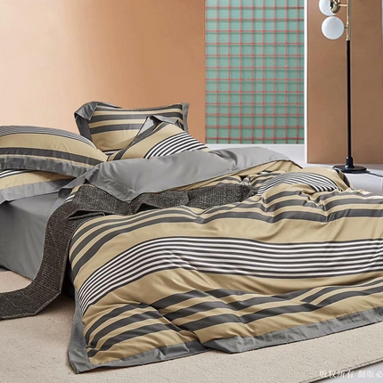 91家纺网 家纺一手货源 找家纺 （总1）未来家居 2024新款UD活性印染铂金贡缎四件套