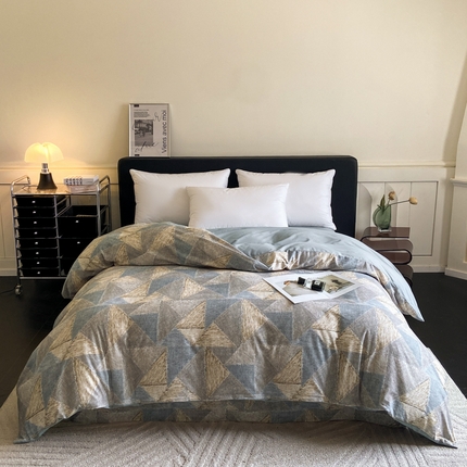 大柏树 2025新款A类全棉磨毛印花单被套 黎贝卡