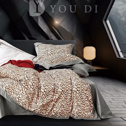 91家纺网 家纺一手货源 找家纺 （总1）未来家居 2024新款UD活性印染铂金贡缎四件套