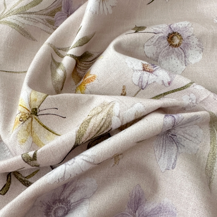 91家纺网 家纺一手货源 找家纺 大柏树 2025新款A类全棉磨毛印花单床笠 暗香