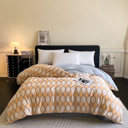 大柏树 2025新款A类全棉磨毛印花单被套 追光