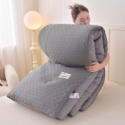 91家纺网 家纺一手货源 找家纺 （总）苏迪 2025新款冬被亲肤保暖3D按摩豆豆被被子被芯