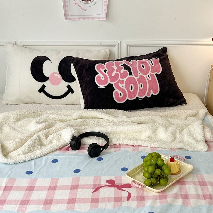 91家纺网 家纺一手货源 找家纺 昔可家纺 2024新款羊羔绒牛奶绒毛毯系列（三）-场景二-少女风系列 芭蕾美学