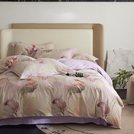 91家纺网 家纺一手货源 找家纺 （总）金奇达家纺 2025秋冬保暖加厚绒类四件套羽零绒【自然为美】（标准号全网控价(折后券后)不低于159元，（拿货价会员减20元)）