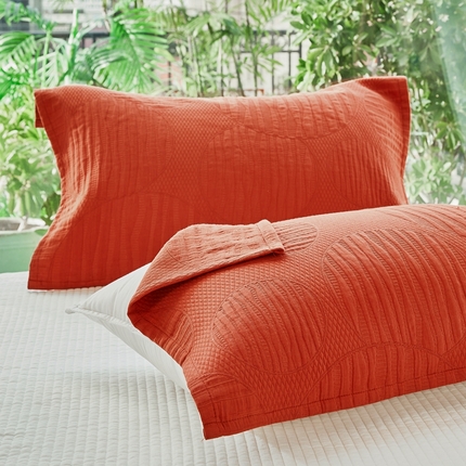 91家纺网 家纺一手货源 找家纺 美宜家 2025新款优质纯棉高档立体提花纯色枕巾 52*75cm/只典雅灰