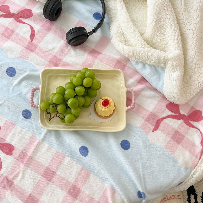 91家纺网 家纺一手货源 找家纺 昔可家纺 2024新款羊羔绒牛奶绒毛毯系列（三）-场景二-少女风系列 芭蕾美学