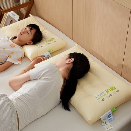 91家纺网 家纺一手货源 找家纺 （总）乐可 2024新款A类本色全棉抗菌枕 枕头枕芯