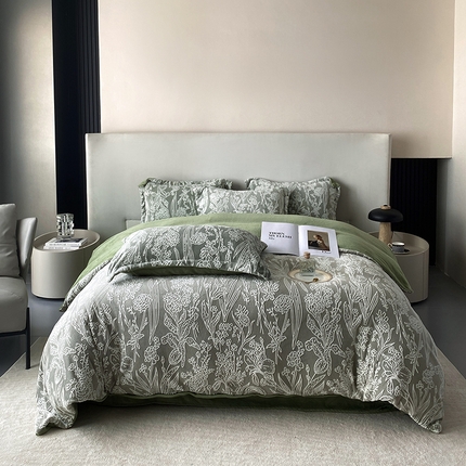 91家纺网 家纺一手货源 找家纺 （总）尚品本色 2024新款雕花牛奶绒烂花牛奶绒四件套