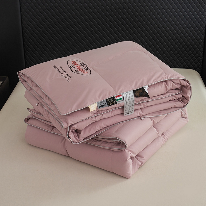 91家纺网 家纺一手货源 找家纺 静若居羽绒被壳 2024新款羽绒➕羽绒子母被壳二合一拉链款子母被壳厂家直销 豆沙