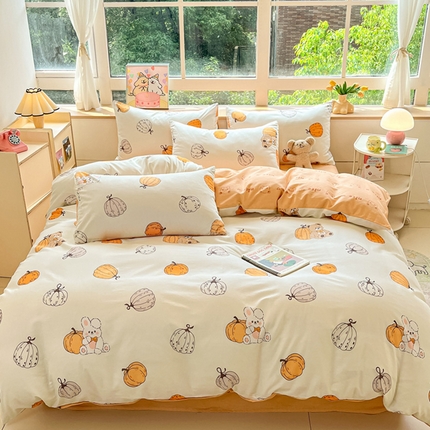 91家纺网 家纺一手货源 找家纺  本制 2024秋冬新款12868全棉印花四件套 拥有