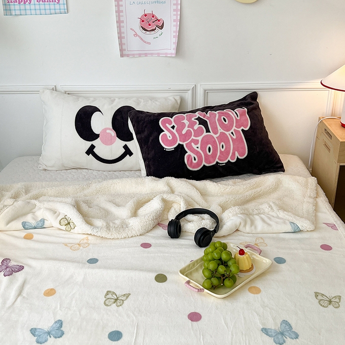 91家纺网 家纺一手货源 找家纺 （总）昔可家纺 2024新款羊羔绒牛奶绒毛毯系列（三）-场景二-复古花卉系列