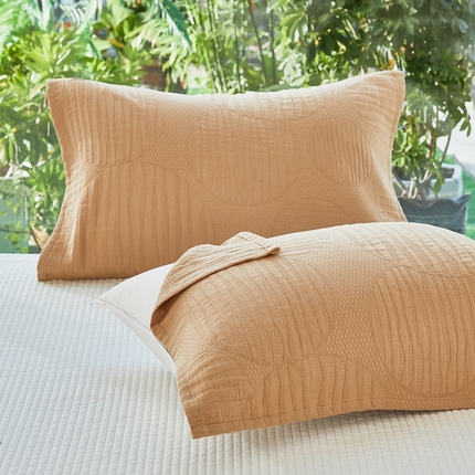 91家纺网 家纺一手货源 找家纺 美宜家 2025新款优质纯棉高档立体提花纯色枕巾 52*75cm/只典雅灰