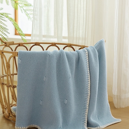 91家纺网 家纺一手货源 找家纺 （总）暖绵绵家纺 2025新款纯色棉儿童毯-思卡蔓