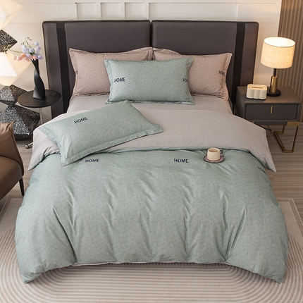 91家纺网 家纺一手货源 找家纺 （总）2024新款全棉加厚长绒棉数码印花四件套