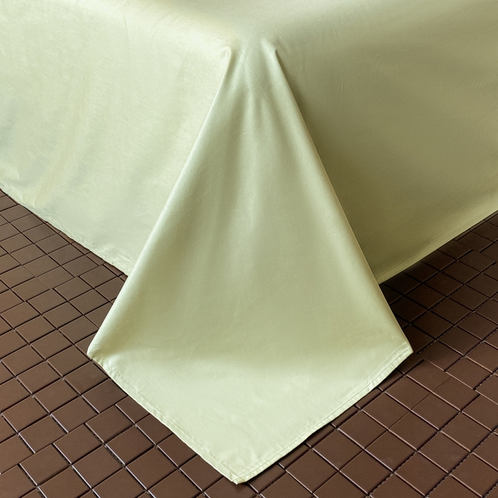 91家纺网 家纺一手货源 找家纺 琪格格2024新款纯棉贡缎大提花四件套纯棉贡缎提花-麦穗绿