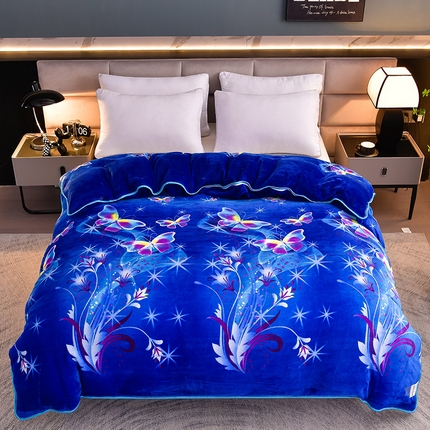 91家纺网 家纺一手货源 找家纺 （总）绒宴2025新230克特厚款印花牛奶绒被套法莱绒金貂被套单件