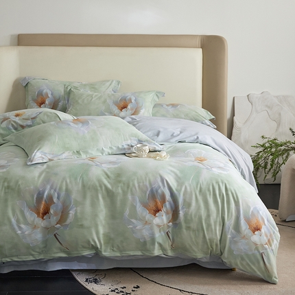 91家纺网 家纺一手货源 找家纺 （总）金奇达家纺 2025秋冬保暖加厚绒类四件套羽零绒【自然为美】（标准号全网控价(折后券后)不低于159元，（拿货价会员减20元)）