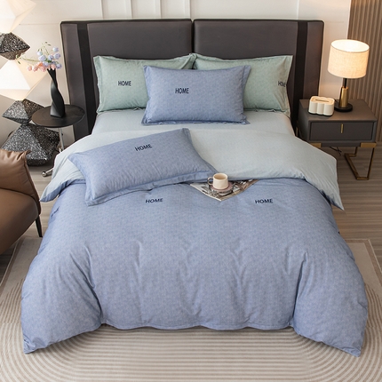 91家纺网 家纺一手货源 找家纺 （总）2024新款全棉加厚长绒棉数码印花四件套