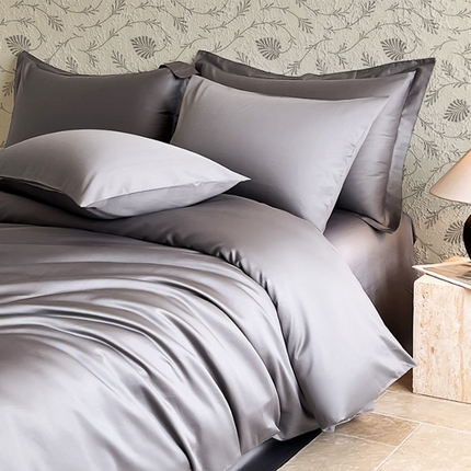 91家纺网 家纺一手货源 找家纺 （总）安力森/诚臻酒店用品酒店用品 2025新品A类100全棉高支高密贡缎新疆长绒棉四件套纯棉床单被套学生宿舍三件套枕套床笠酒店四件套