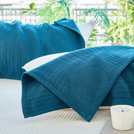 91家纺网 家纺一手货源 找家纺 美宜家 2025新款优质纯棉高档立体提花纯色枕巾 52*75cm/只典雅灰