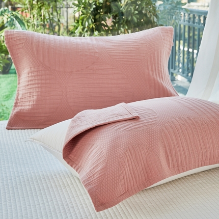 91家纺网 家纺一手货源 找家纺 美宜家 2025新款优质纯棉高档立体提花纯色枕巾 52*75cm/只典雅灰