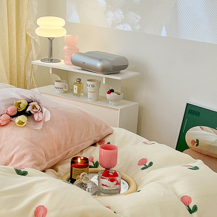 91家纺网 家纺一手货源 找家纺 昔可家纺 2024新款印花牛奶绒四件套系列-2023年热款系列 粉嫩小郁金2