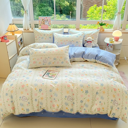 91家纺网 家纺一手货源 找家纺 （总） 本制 2024秋冬新款12868全棉印花四件套