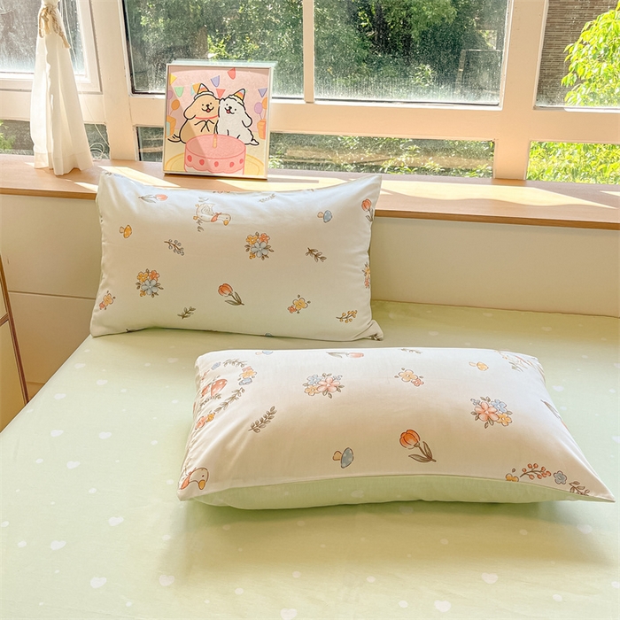 91家纺网 家纺一手货源 找家纺  本制 2024秋冬新款12868全棉印花四件套 沐风