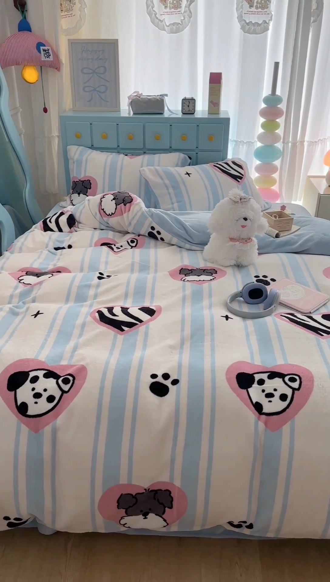 91家纺网 家纺一手货源 找家纺 （总）昔可家纺 2024新款印花牛奶绒四件套系列-卡通系列