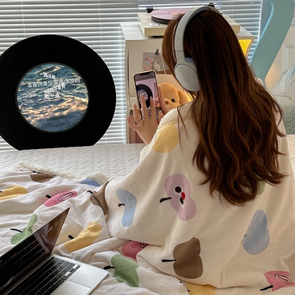 91家纺网 家纺一手货源 找家纺 （总）昔可家纺 2024新款羊羔绒牛奶绒毛毯系列（三）-场景二-ins风系列