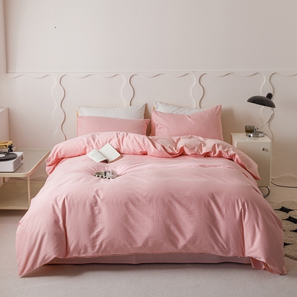 91家纺网 家纺一手货源 找家纺 （总）简宜家居 2025新款60S长绒棉提花四件套