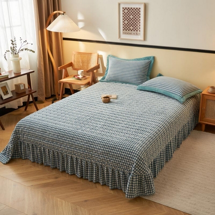 91家纺网 家纺一手货源 找家纺 （总）茉保家纺 2025新款无印风款牛奶绒床盖