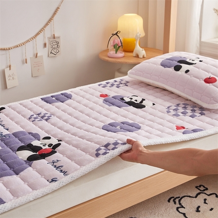 91家纺网 家纺一手货源 找家纺 （总）东宇床垫 2025新款牛奶绒床褥学生床