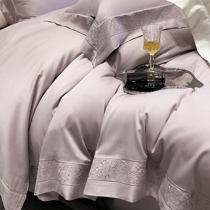 91家纺网 家纺一手货源 找家纺 （总）黑白森林 2024新款50X50S天丝棉磨毛四件套