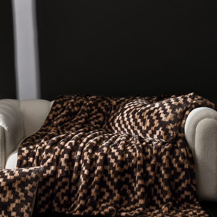 网客 2024新款兔毛绒毯-繁花系列 凡尔赛