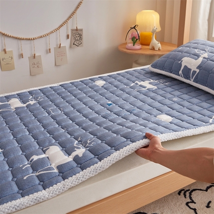 91家纺网 家纺一手货源 找家纺 （总）东宇床垫 2025新款牛奶绒床褥学生床