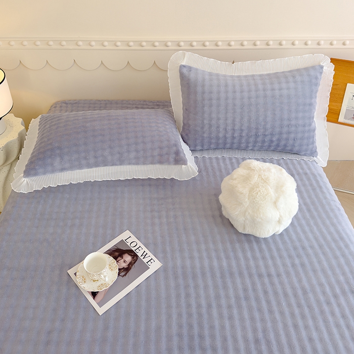 91家纺网 家纺一手货源 找家纺 （总）冬然家纺 2024新款泡泡绒床裙四件套系列