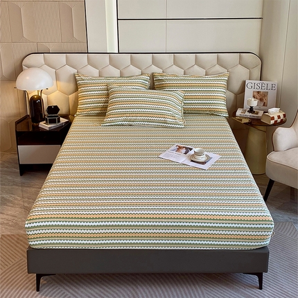 91家纺网 家纺一手货源 找家纺 （总）春皖家纺 2025新款原棉磨毛回暖系列风格1-床笠