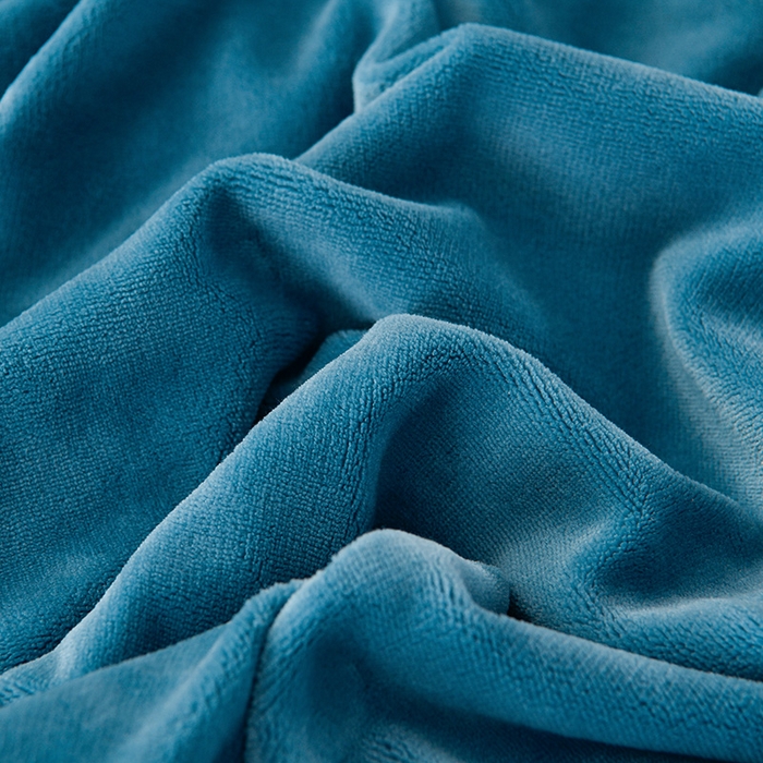 91家纺网 家纺一手货源 找家纺 云家 （包含买家秀）2024新款高克重牛奶绒纯色双拼刺绣四件套珊瑚绒 凯迪系列 凯迪-宾利兰+米驼