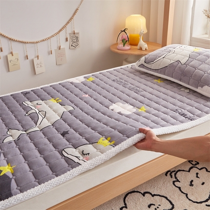 91家纺网 家纺一手货源 找家纺 （总）东宇床垫 2025新款牛奶绒床褥学生床