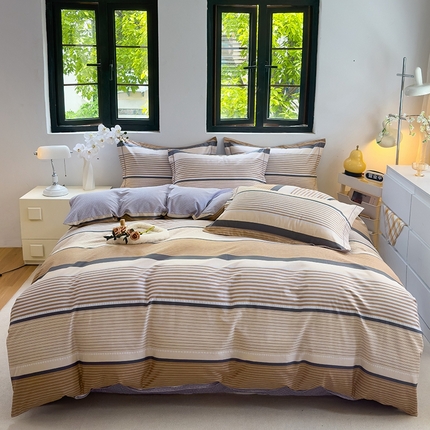 91家纺网 家纺一手货源 找家纺 （总）润淳 2025全棉正宗13376四件套精梳棉印花纯棉三件套13372全棉四件套