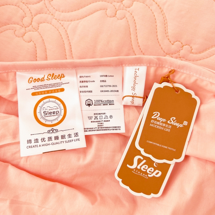 91家纺网 家纺一手货源 找家纺 罗艺轩 2024新款公主风全棉加厚可脱卸床笠式床裙四件套 慕雅-柔粉