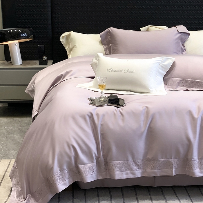 91家纺网 家纺一手货源 找家纺 （总）黑白森林 2024新款50X50S天丝棉磨毛四件套