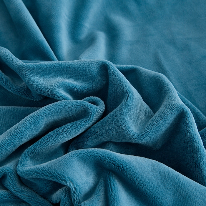 91家纺网 家纺一手货源 找家纺 云家 （包含买家秀）2024新款高克重牛奶绒纯色双拼刺绣四件套珊瑚绒 凯迪系列 凯迪-宾利兰+高级灰