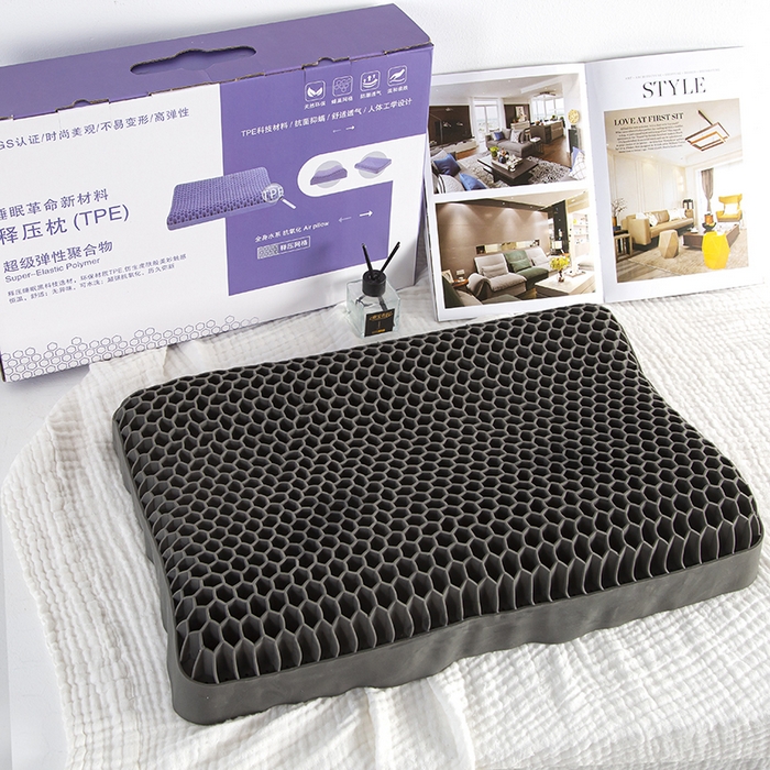 91家纺网 家纺一手货源 找家纺 （总）眠多宝 2024新TPE果胶枕礼盒装深睡眠枕深睡枕芯枕头释压枕果冻枕