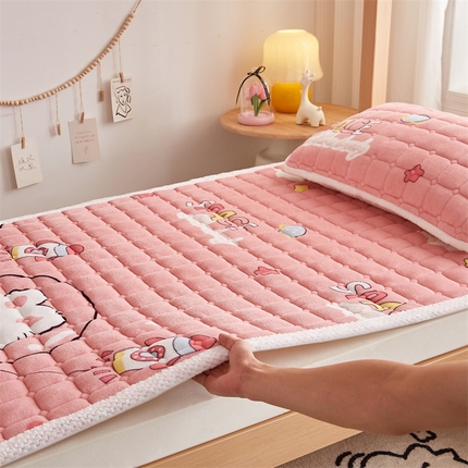 91家纺网 家纺一手货源 找家纺 （总）东宇床垫 2025新款牛奶绒床褥学生床