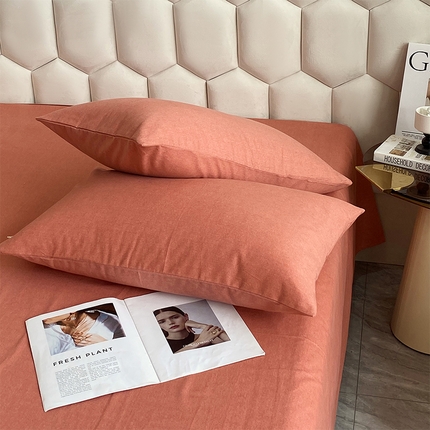 91家纺网 家纺一手货源 找家纺 （总）春皖家纺 2025新款原棉磨毛回暖系列风格1-枕套