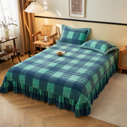 91家纺网 家纺一手货源 找家纺 （总）茉保家纺 2025新款无印风款牛奶绒床盖